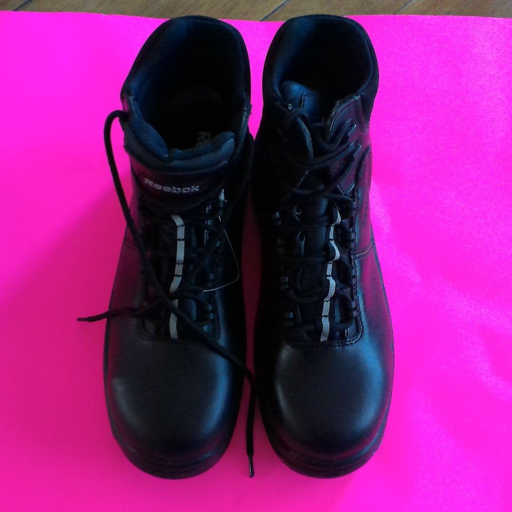 Universal Reebok Trainex 6 Black Composite Toe Boots- Women 10\Men 8